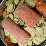 Saumon, carottes courgettes et riz de Thierry au multicuiseur cookéo
