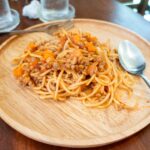 Spaghettis bolognaise simple au robot multi-cuiseur Moulinex