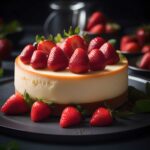 Cheesecake Crémeux au Cookeo Décoré de Fraises