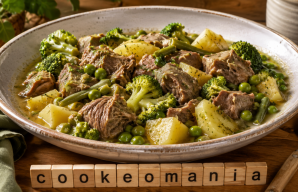 Agneau aux légumes verts au Cookeo, le plat rapide et fondant pour un repas complet