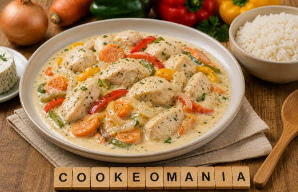 Blancs de poulet sauce Boursin au Cookeo, le plat crémeux aux légumes fondants