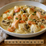 Blanquette de poissons au Cookeo, cabillaud, saumon et sauce crémeuse au paprika au multicuiseur cookéo