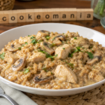 Blesotto aux champignons et au poulet au Cookeo, le plat crémeux façon risotto léger au multicuiseur cookéo