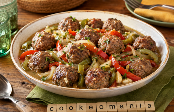 Boulettes de bœuf rapides au Cookeo, le plat express aux poivrons et fond de veau
