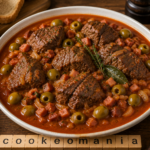 Bœuf aux olives au Cookeo, le mijoté familial à la tomate et au vin blanc au multicuiseur Moulinex