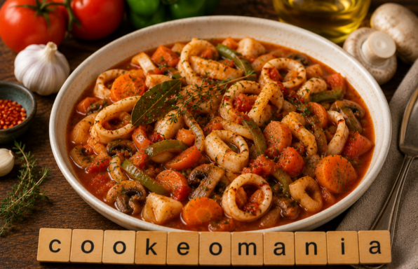 Calamars à la Provençale au Cookeo, le plat ensoleillé aux légumes et à la tomate