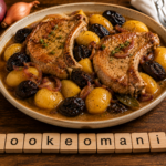 Côtes de porc aux pruneaux et pommes de terre au Cookeo, le plat sucré-salé fondant et généreux au cookéo