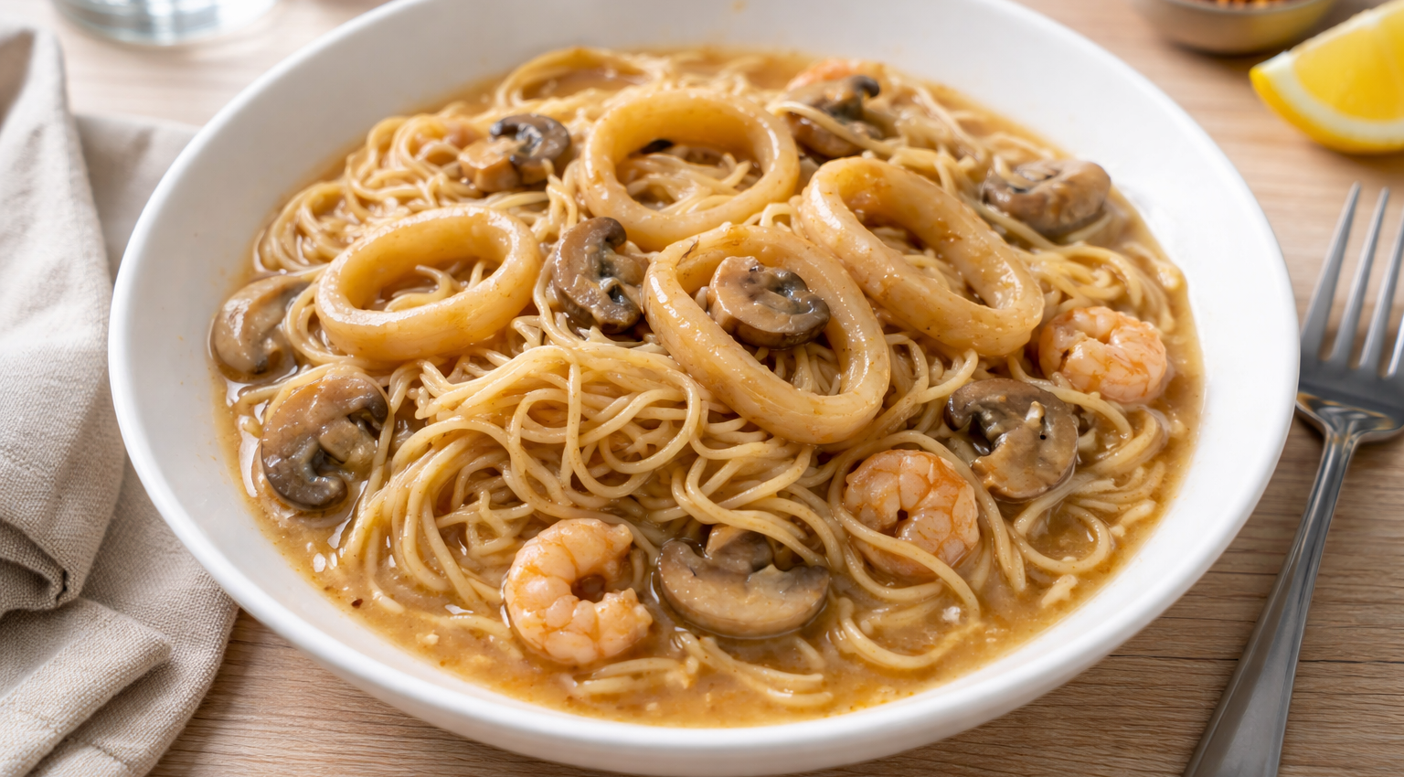 Fideos marins au Cookeo, bouillon express