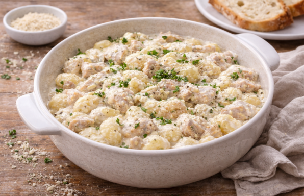 Gnocchis crémeux au poulet et fromage frais au Cookeo