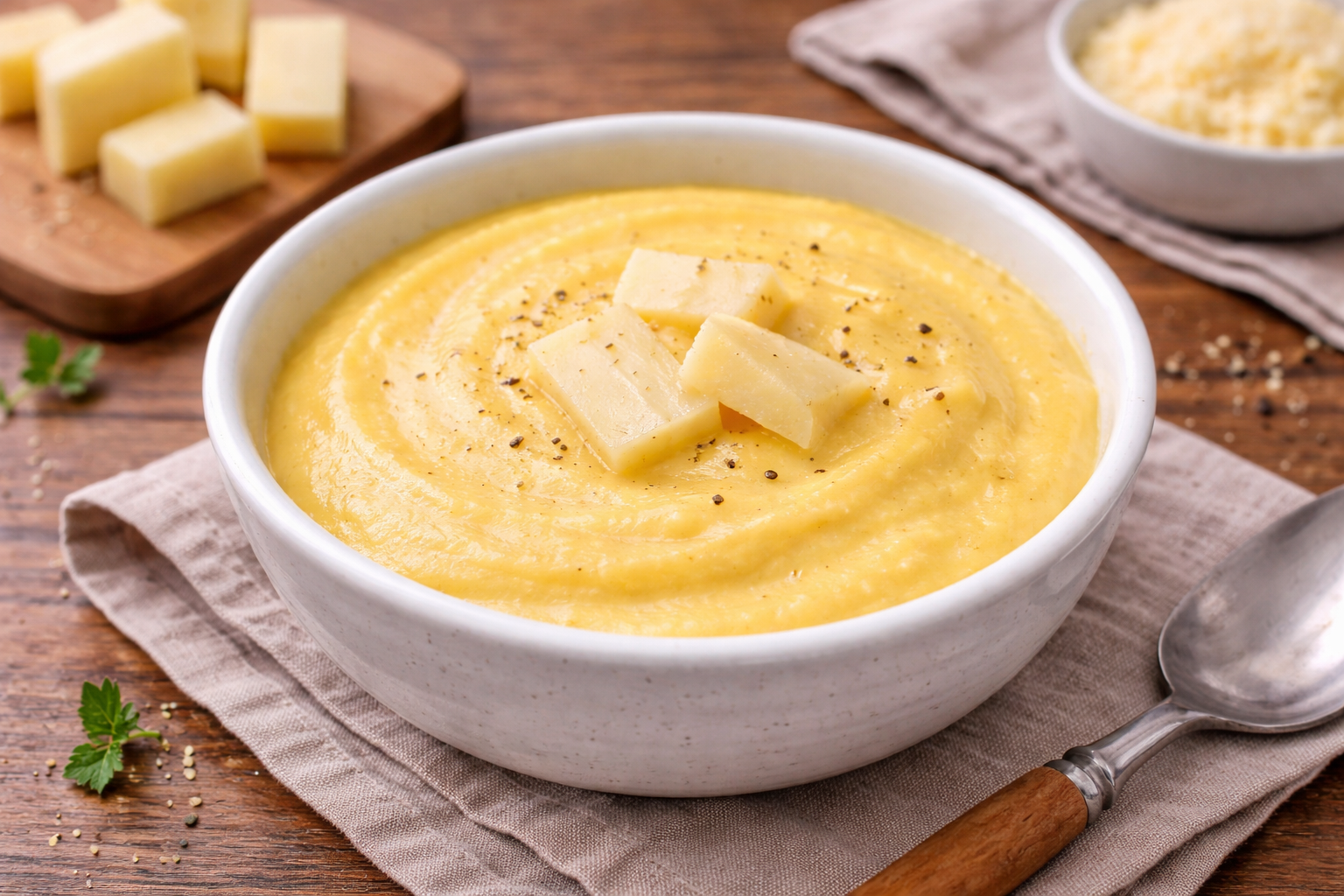 Polenta crémeuse à la Fontina au Cookeo