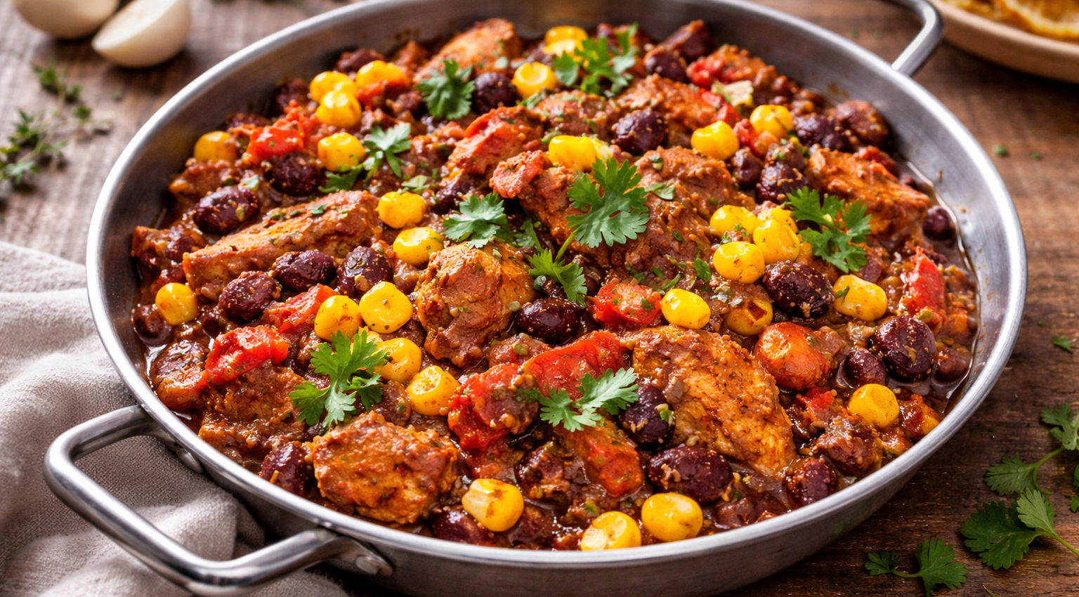 Poulet tex-mex express au Cookeo