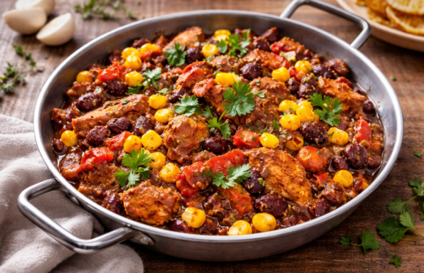 Poulet tex-mex express au Cookeo