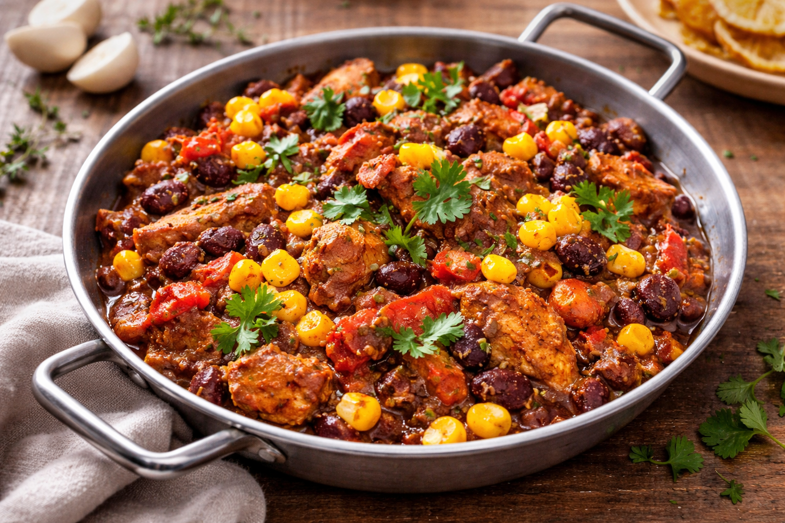 Poulet tex-mex express au Cookeo