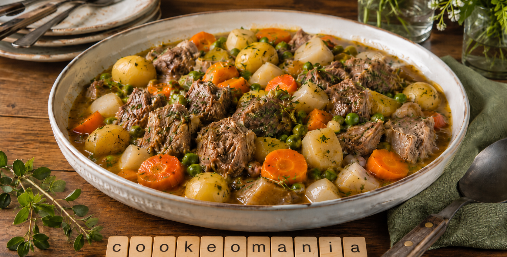 Agneau aux légumes de printemps au Cookeo, le navarin familial tendre et parfumé