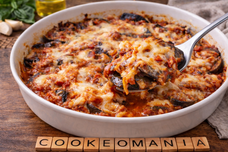 Aubergines fondantes à la tomate et mozzarella au Cookeo