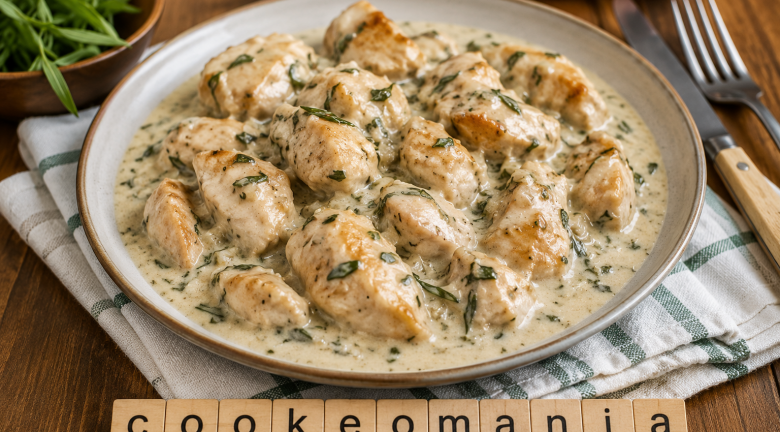 Blancs de poulet à l’estragon au Cookeo, la sauce crémeuse qui parfume tout le repas