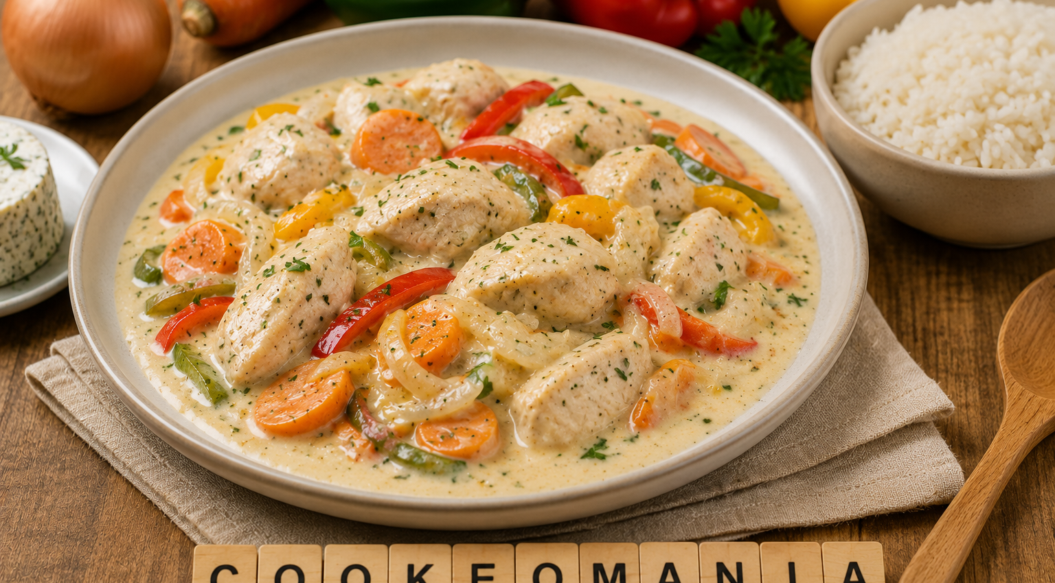 Blancs de poulet sauce Boursin au Cookeo, le plat crémeux aux légumes fondants