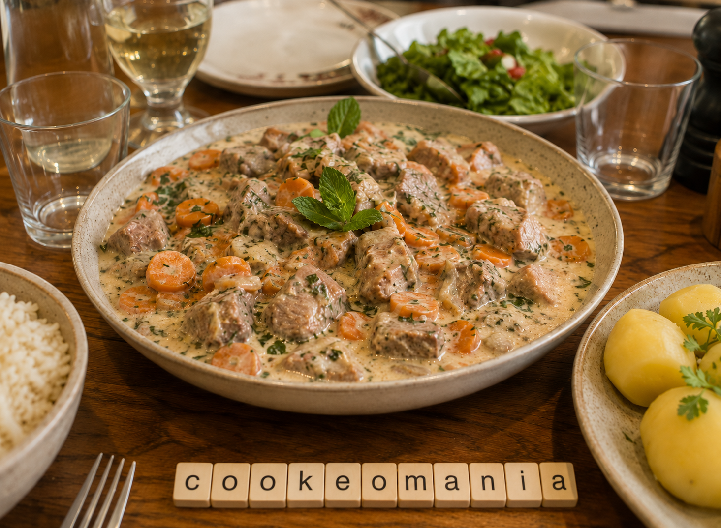 Blanquette d’agneau à la menthe au Cookeo, la recette crémeuse qui change du classique