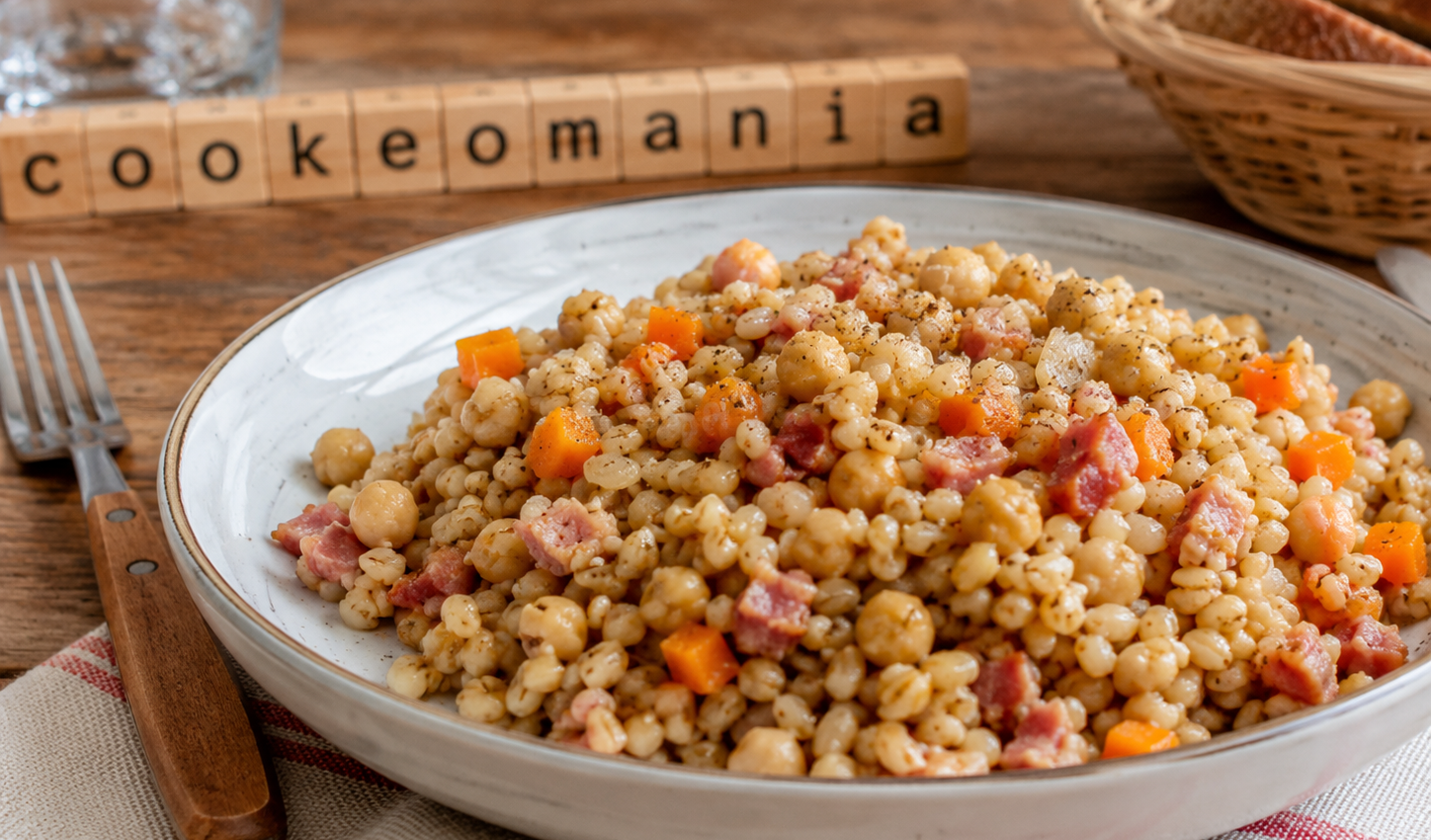 Blé aux lardons et petits légumes au Cookeo, le plat rapide et familial du quotidien