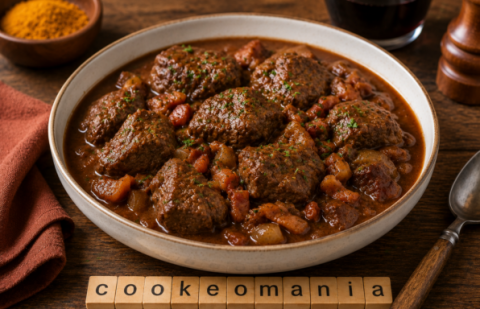 Bœuf bourguignon revisité au Cookeo, la version parfumée au curry et fond thaï