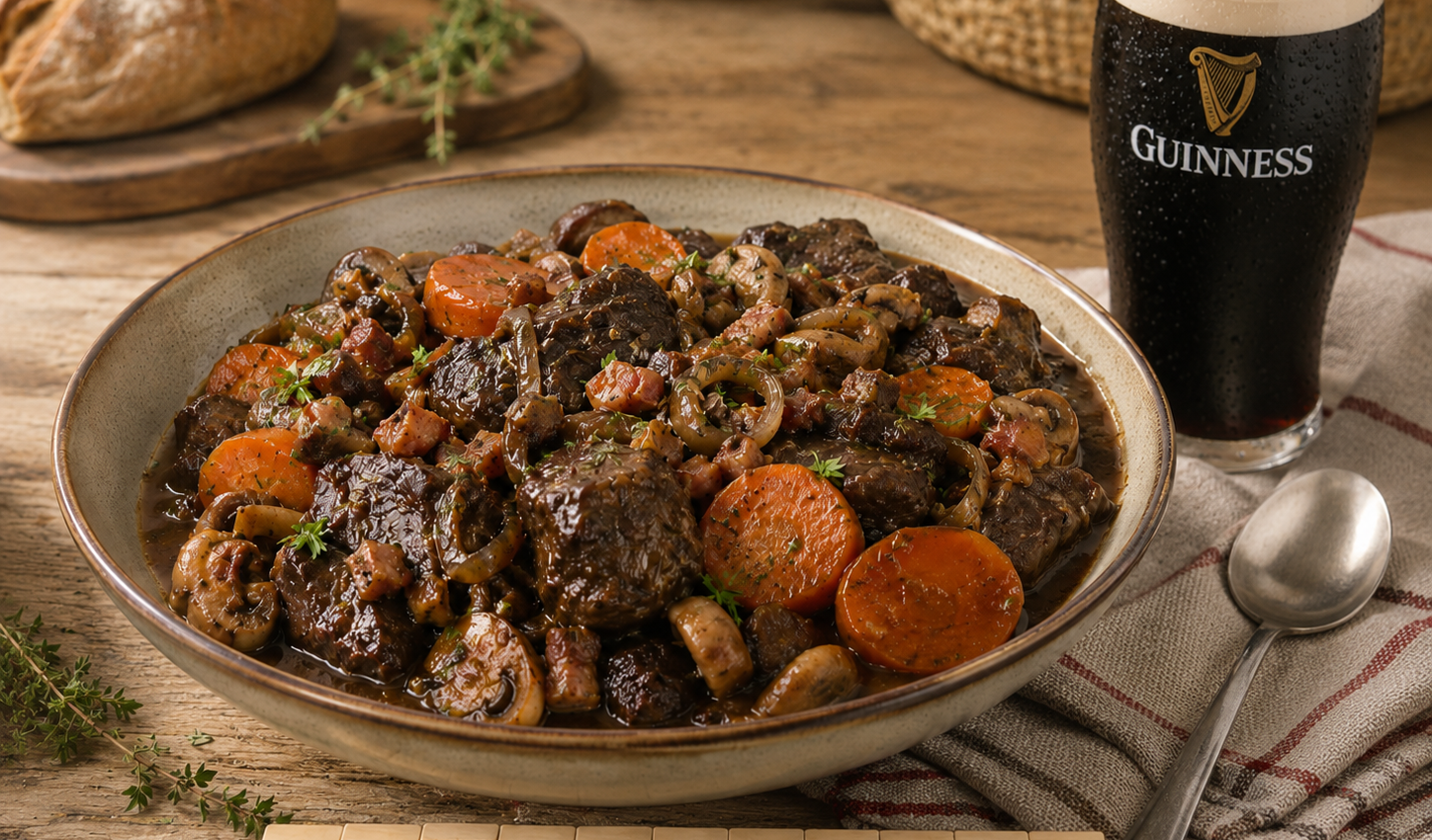 Bœuf braisé à la Guinness au Cookeo, le mijoté fondant à la bière brune