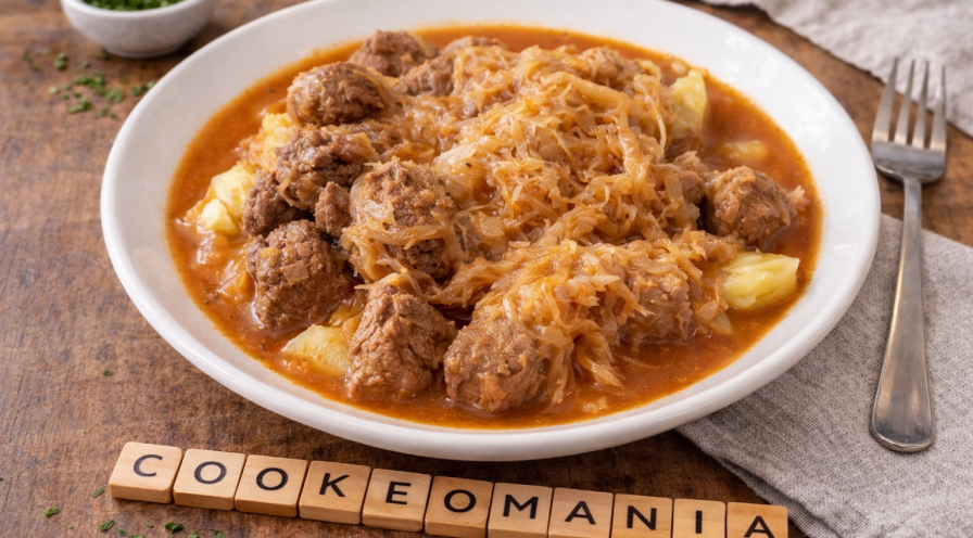 Bœuf mijoté au chou fermenté façon Cookeo