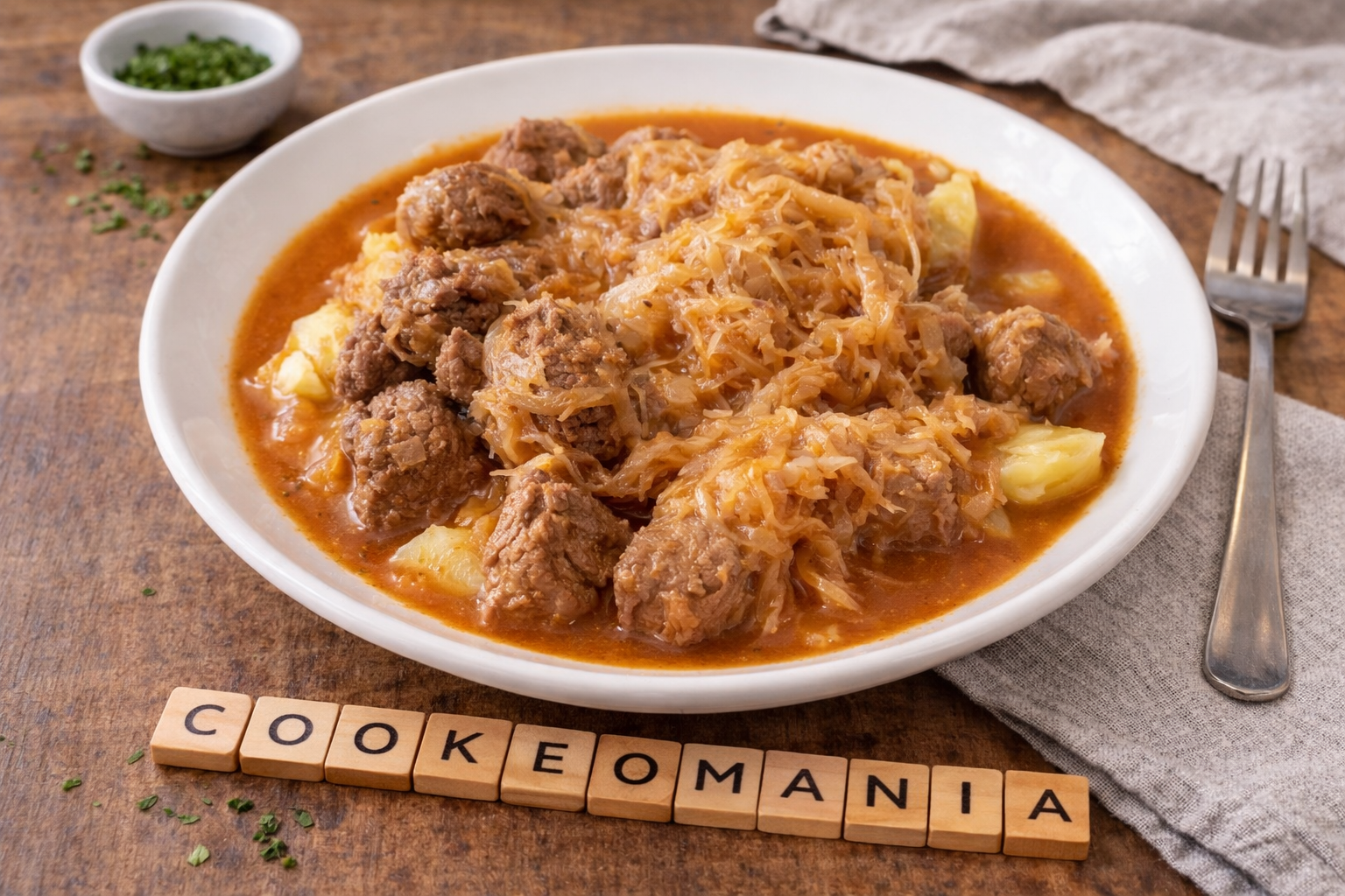 Bœuf mijoté au chou fermenté façon Cookeo