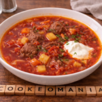 Bortsch au bœuf et légumes au multicuiseur cookéo