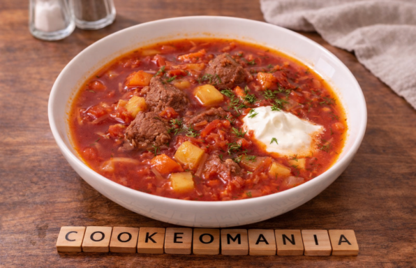 Bortsch au bœuf et légumes au Cookeo