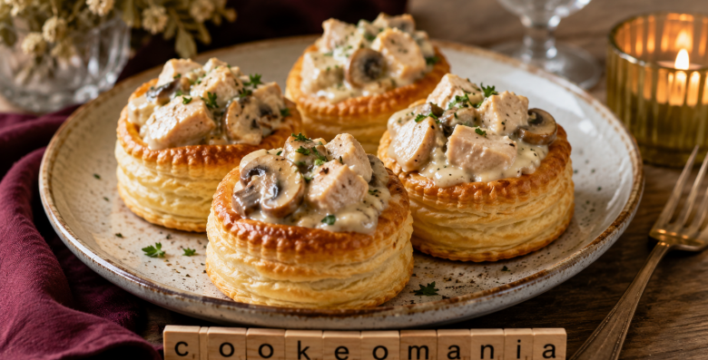 Bouchées à la reine au Cookeo, la garniture crémeuse au poulet prête en quelques minutes