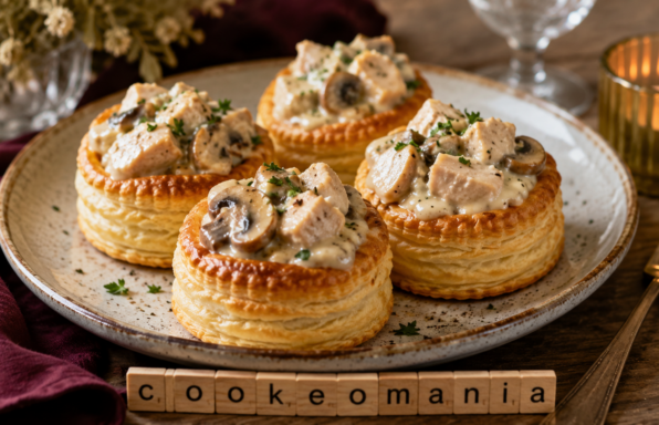 Bouchées à la reine au Cookeo, la garniture crémeuse au poulet prête en quelques minutes