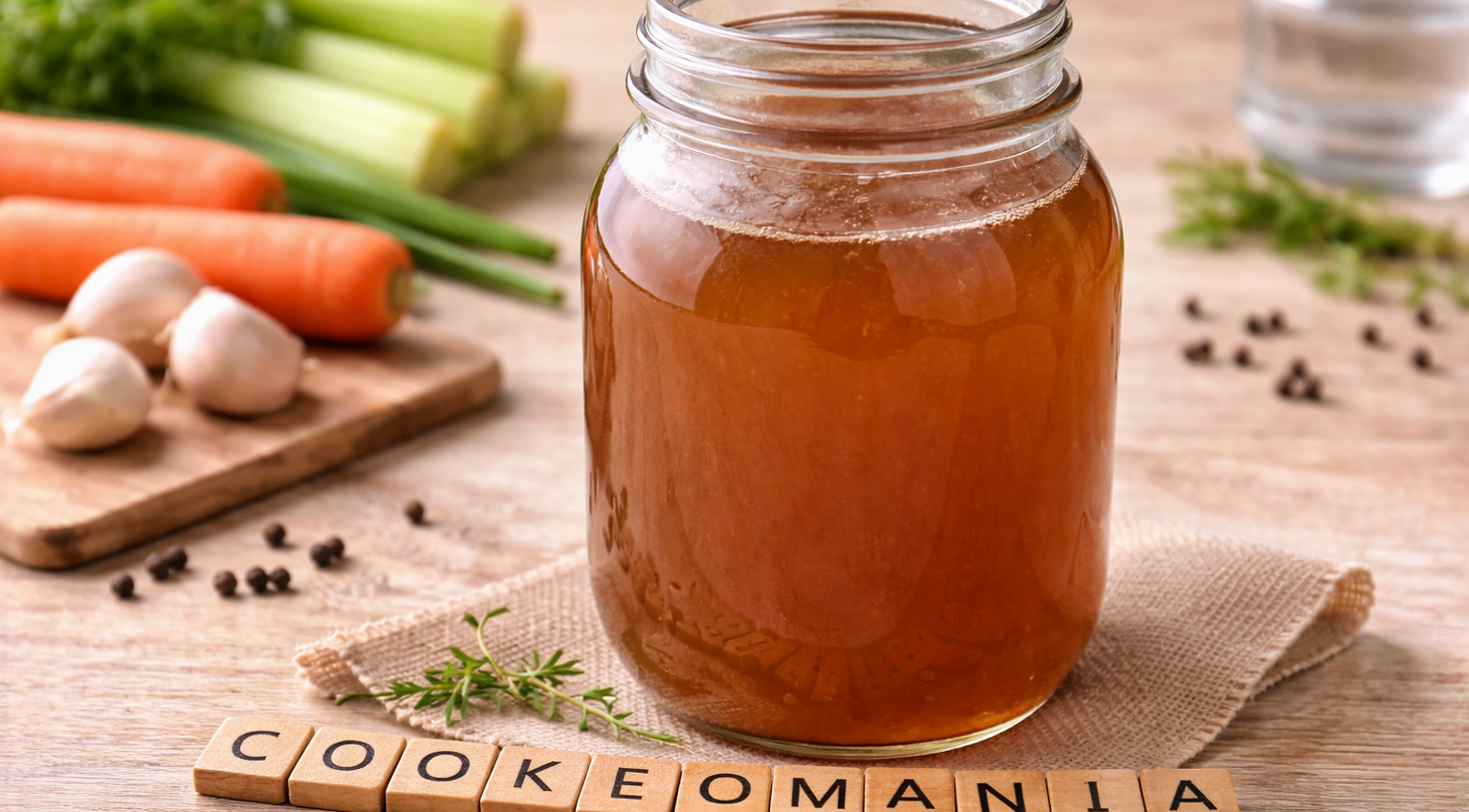 Bouillon d’os de bœuf keto au Cookeo