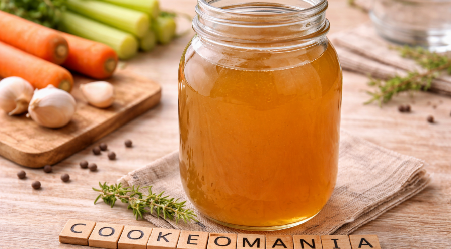 Bouillon d’os de poulet cétogène au Cookeo