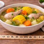 Bouillon de poulet aux légumes du jardin au multicuiseur Moulinex