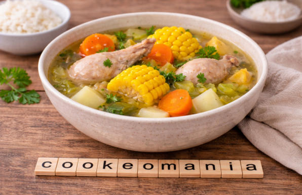 Bouillon de poulet aux légumes du jardin au Cookeo
