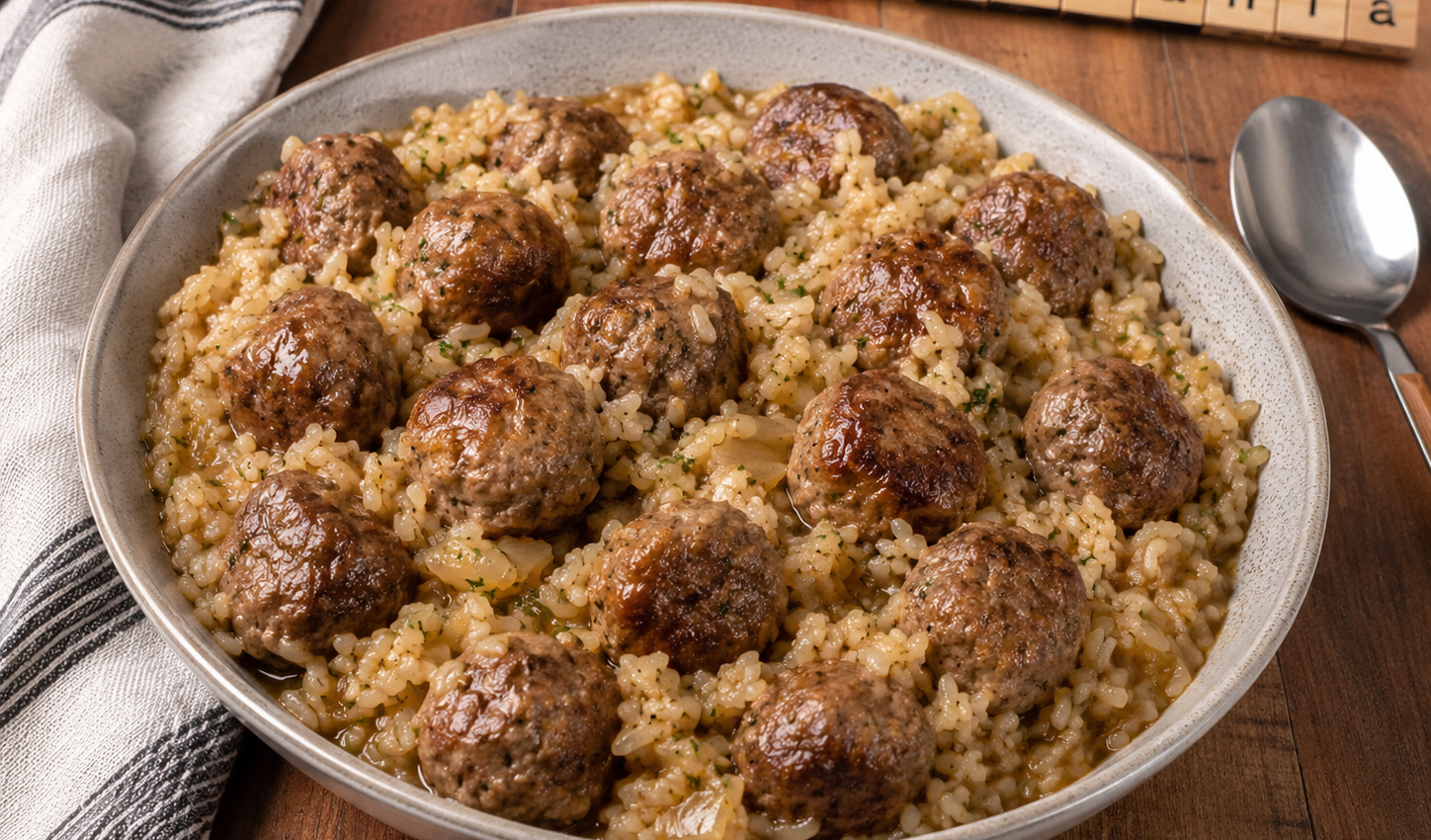 Boulettes de bœuf au riz au Cookeo, le plat complet prêt en quelques minutes