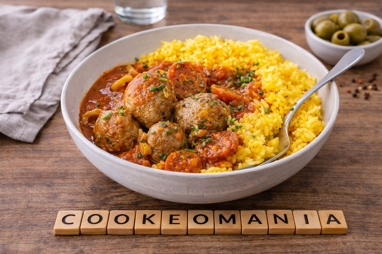 Boulettes de veau et chorizo sauce tomate au Cookeo