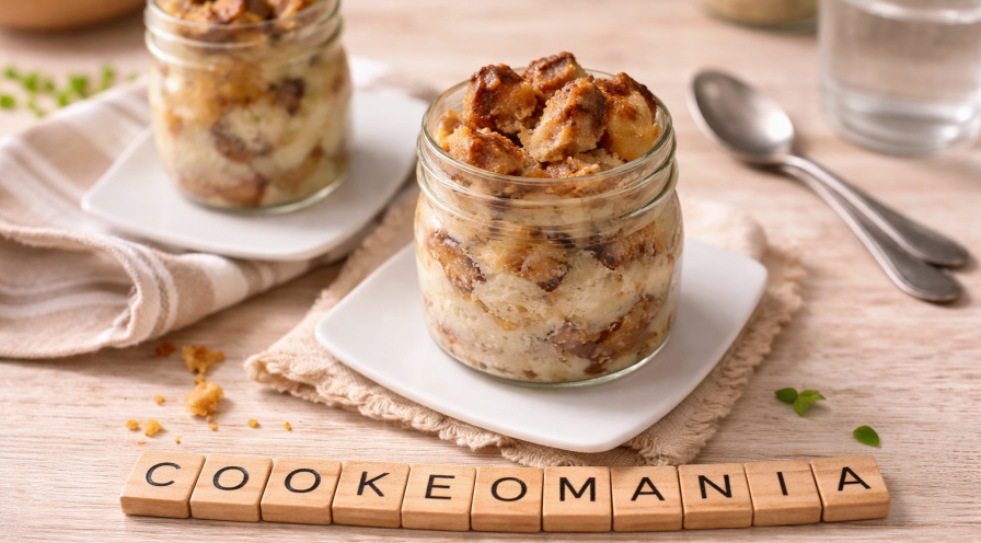 Bread pudding vanille au Cookeo