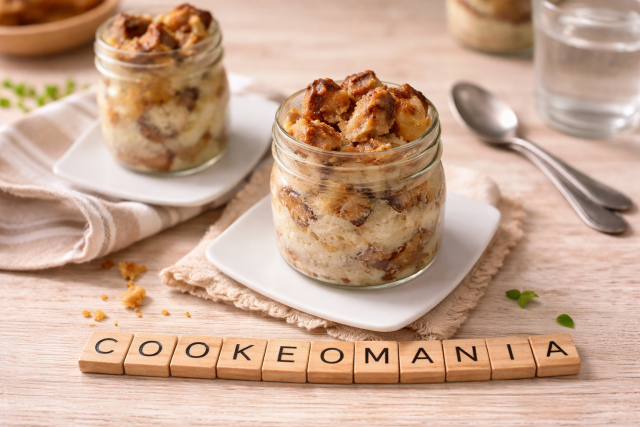 Bread pudding vanille au Cookeo