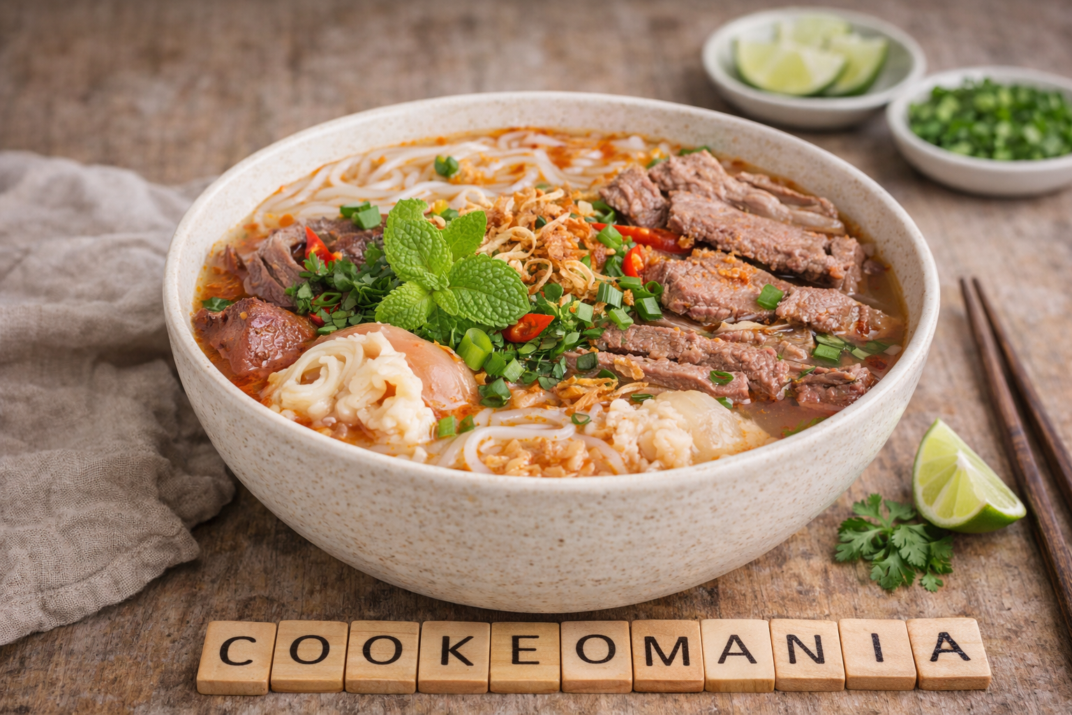 Bún bò épicé au Cookeo