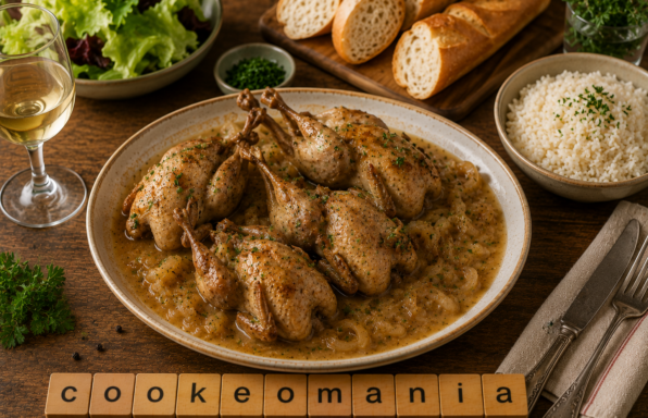 Cailles au vin blanc au Cookeo, la recette simple et raffinée pour un repas qui change