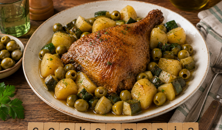 Canette aux olives au Cookeo, le plat familial fondant aux légumes du soleil