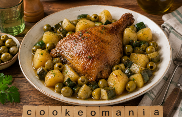 Canette aux olives au Cookeo, le plat familial fondant aux légumes du soleil