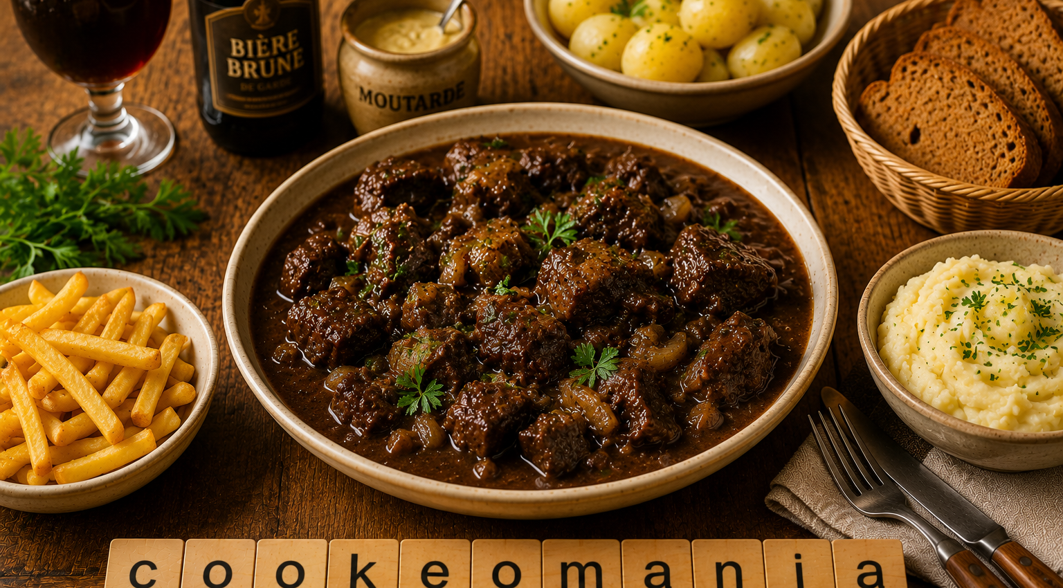 Carbonade flamande au Cookeo, le bœuf fondant à la bière et au pain d’épices