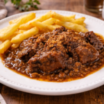 Carbonnade à la bière brune et spéculoos au multicuiseur Moulinex
