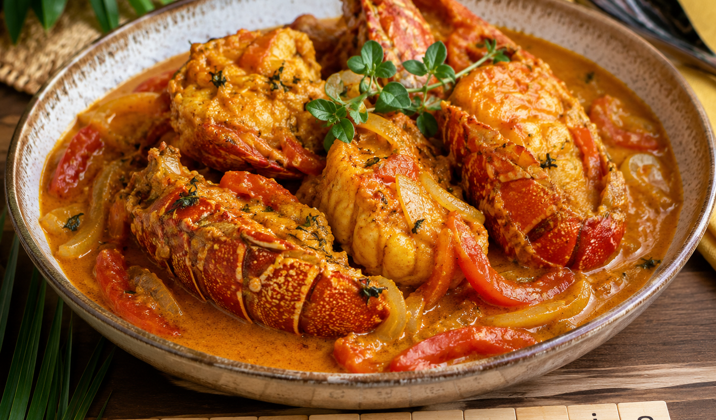 Cari de langouste façon réunionnaise au Cookeo, un plat parfumé pour un repas qui change