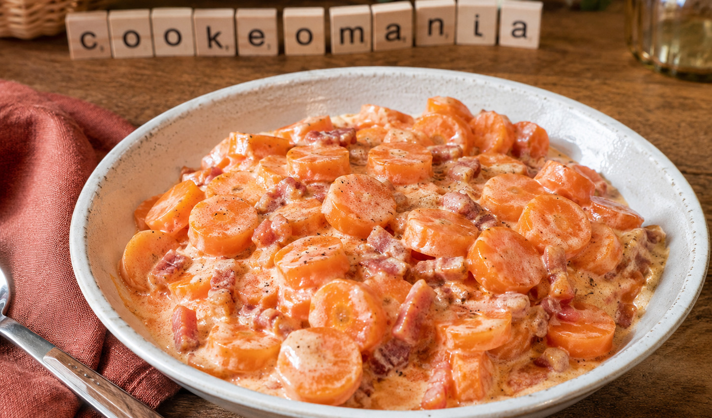 Carottes à la carbonara au Cookeo, l’accompagnement crémeux qui plaît à toute la famille