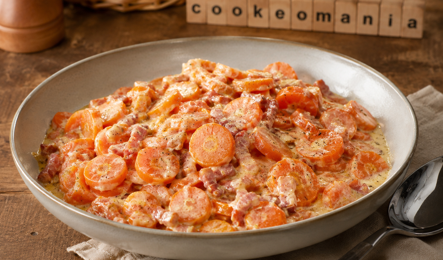 Carottes à la carbonara revisitées au Cookeo, la recette crémeuse qui change des légumes classiques