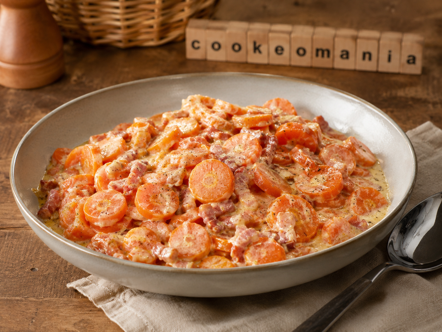 Carottes à la carbonara revisitées au Cookeo, la recette crémeuse qui change des légumes classiques
