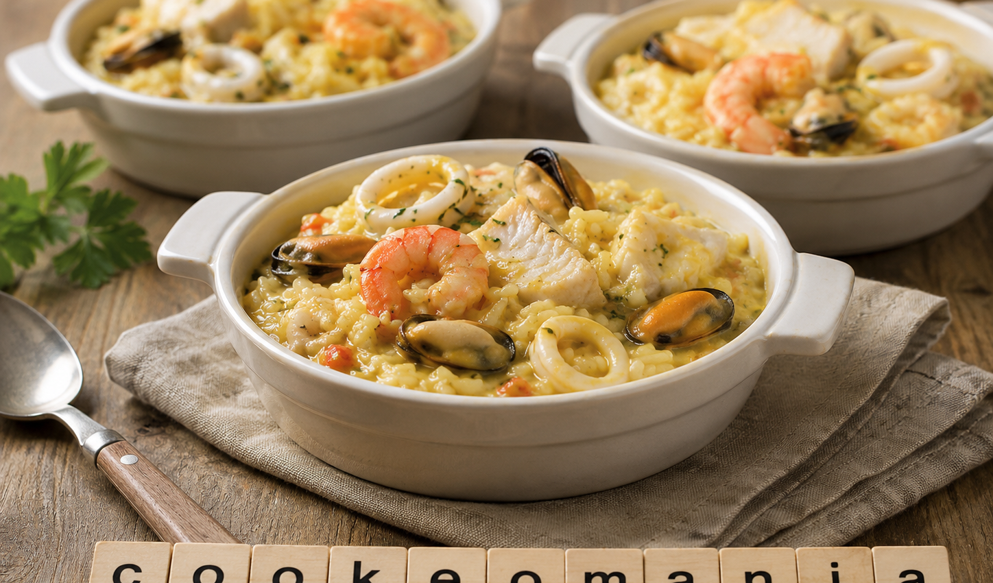Cassolettes de fruits de mer et riz basmati au Cookeo, le plat crémeux qui sent bon la mer